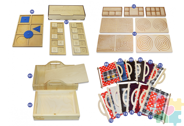 Развивающий набор "Монтессори 80 в 1"