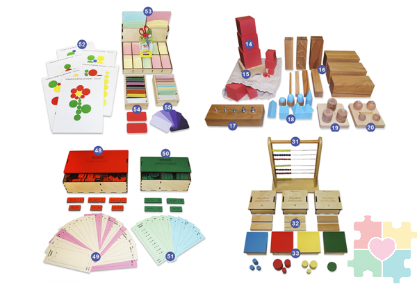 Развивающий набор "Монтессори 80 в 1"