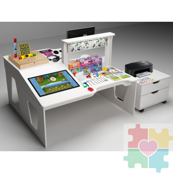 Профессиональный стол логопеда "Инклюзив Лого-Про Макс+"