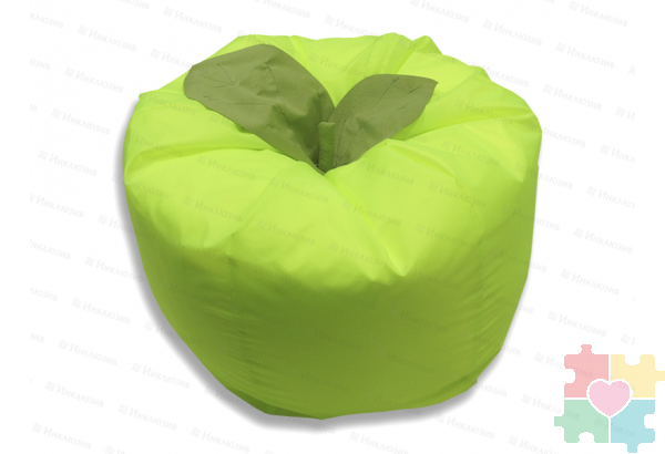 Бескаркасное кресло «Яблочко» размер L