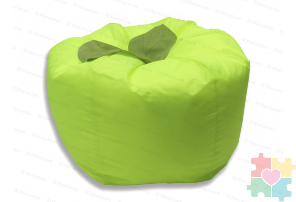Бескаркасное кресло «Яблочко» размер L