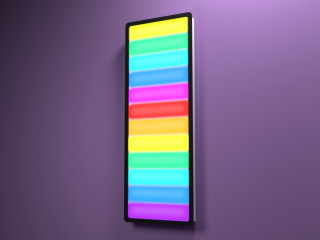 Светозвуковая панель "Лестница света"