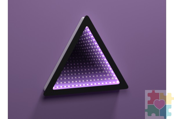 Светозвуковая панель "Бесконечность треугольник"