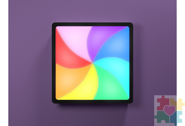 Светозвуковая панель "Вращающееся колесо"