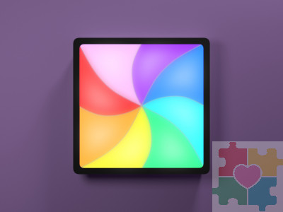 Светозвуковая панель "Вращающееся колесо"