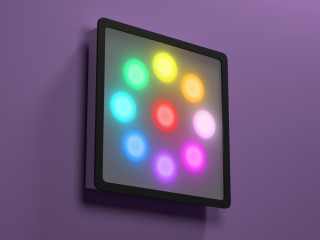 Светозвуковая панель "Вращающиеся огни"