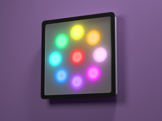 Светозвуковая панель "Вращающиеся огни"