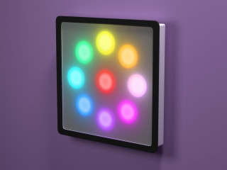 Светозвуковая панель "Вращающиеся огни"