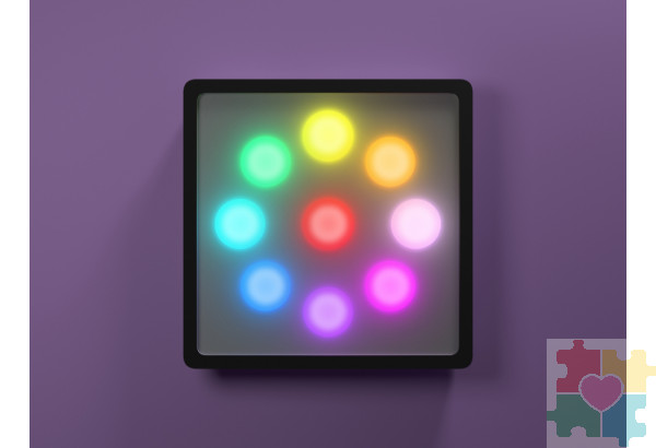 Светозвуковая панель "Вращающиеся огни"