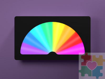 Светозвуковая панель Радуга