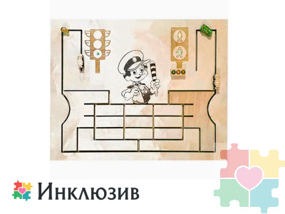 Бизиборд со световыми эффектами №2