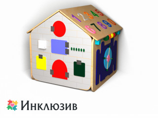 Бизидом со световыми эффектами на тему творческого мышления