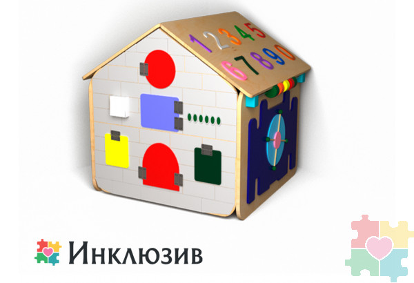 Бизидом со световыми эффектами на тему творческого мышления