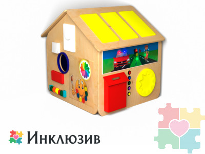 Бизидом со световыми эффектами на тему творческого мышления