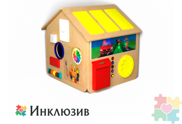 Бизидом со световыми эффектами на тему творческого мышления