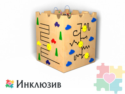 Бизикуб на тему сказочной крепости