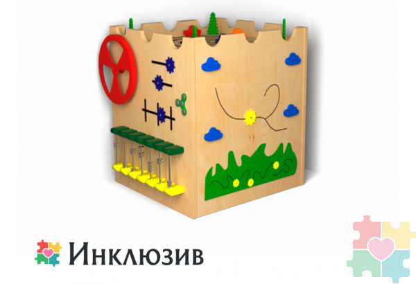 Бизикуб на тему дружных ребят