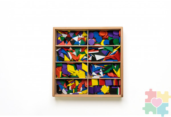 Игровой набор Дары Фребеля 14 модулей с методическими пособиями 7 книг