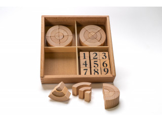 Игровой набор Дары Фребеля 14 модулей с методическими пособиями 7 книг