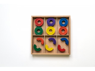 Игровой набор Дары Фребеля 14 модулей с методическими пособиями 7 книг