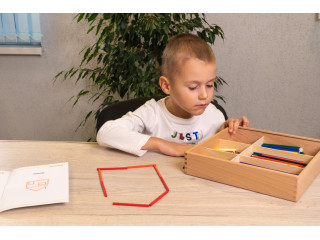 Игровой набор Дары Фребеля 14 модулей с методическими пособиями 7 книг