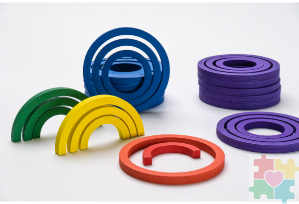 Игровой набор Дары Фребеля 14 модулей с методическими пособиями 7 книг Игровой набор Дары Фребеля 14 модулей с методическими пособиями 7 книг