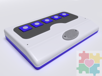 Коммуникатор с независимой словесной передачей информации 180 сообщений