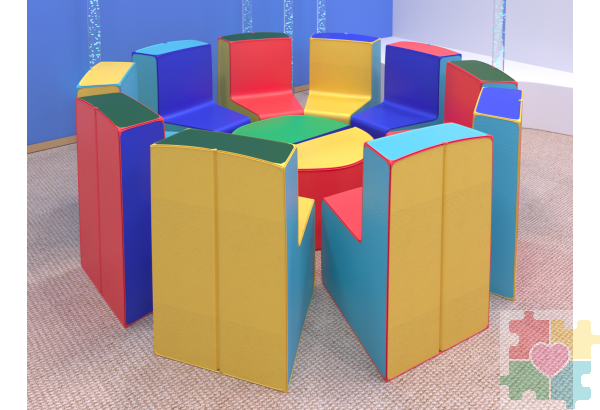 Набор детской игровой мебели Радуга