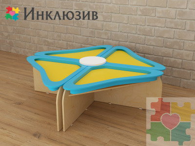 Дидактический стол в виде цветка