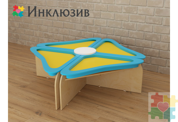 Дидактический стол в виде цветка