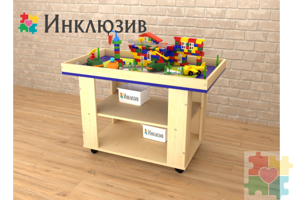 Ландшафтный стол с локацией деревеньки