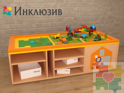 STEAM Многофункциональный стол с локациями моря, суши и леса-2 расширенной комплектации
