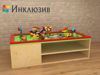 STEAM Многофункциональный стол с пчелками на полянке