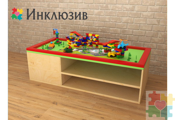 STEAM Многофункциональный стол с пчелками на полянке