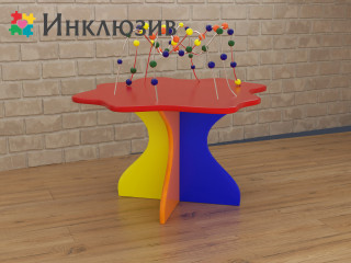 Игровой стол для развития мелкой моторики с горками