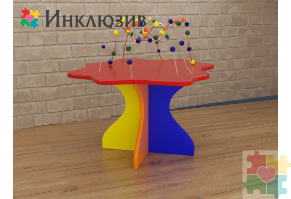Игровой стол для развития мелкой моторики с горками