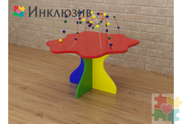 Игровой стол для развития мелкой моторики с горками