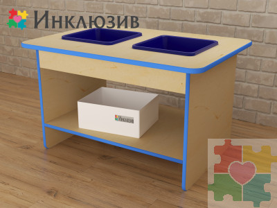 Игровой стол средний 2 ячейки