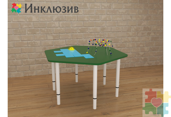 Игровой стол для развития мелкой моторики с маленькими горками
