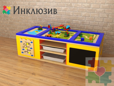 Ландшафтный стол для веселых игр