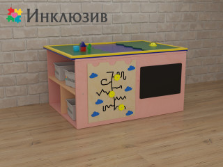 Ландшафтный стол с локацией два берега