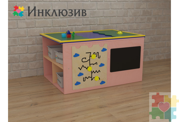 Ландшафтный стол с локацией два берега