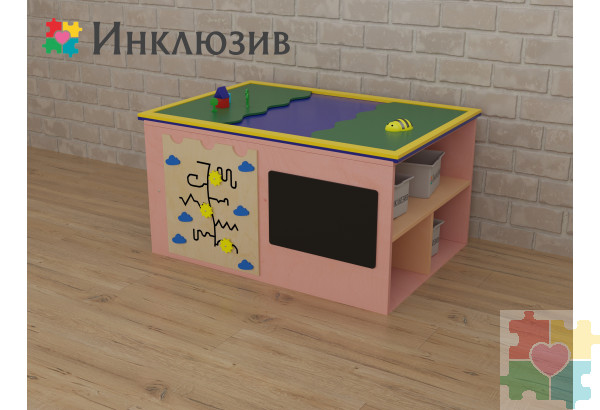 Ландшафтный стол с локацией два берега