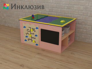 Ландшафтный стол с локацией два берега