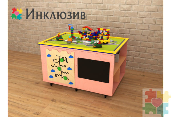 Ландшафтный стол с локацией два берега