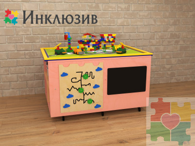 Ландшафтный стол с локацией два берега