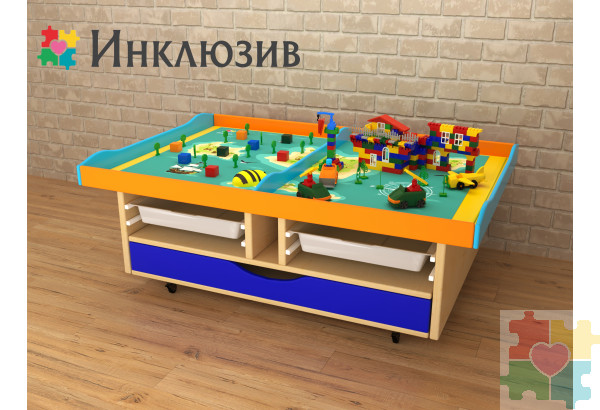 STEAM Многофункциональный стол для развивашек
