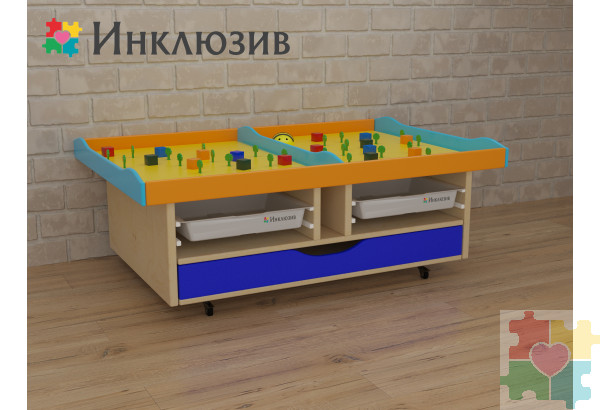 STEAM Многофункциональный стол для развивашек