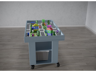 Игровой ландшафтный стол с локацией города