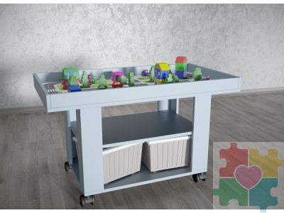 Игровой ландшафтный стол с локацией города